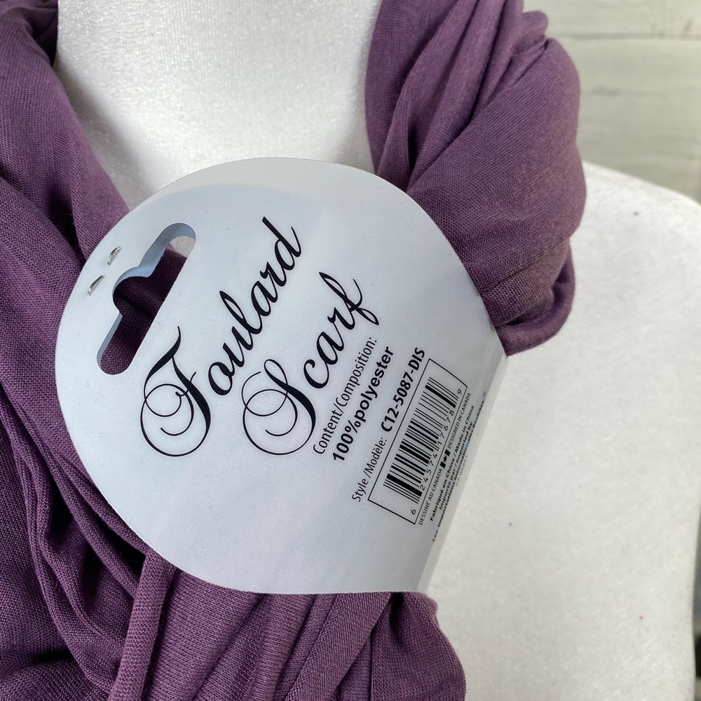 ✨FINAL STOCK✨Purple Foulard Scarf - Picture 3 of 6